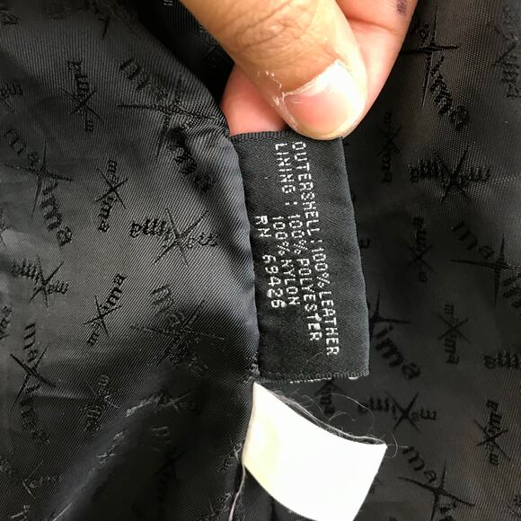 Wilsons Leather Maxima Black Leather Belted Jacket XL - Picture 6 of 11